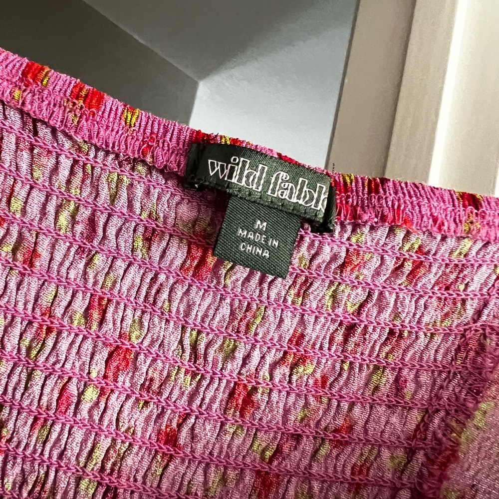 Pink floral summer dress - Picture 5 of 5